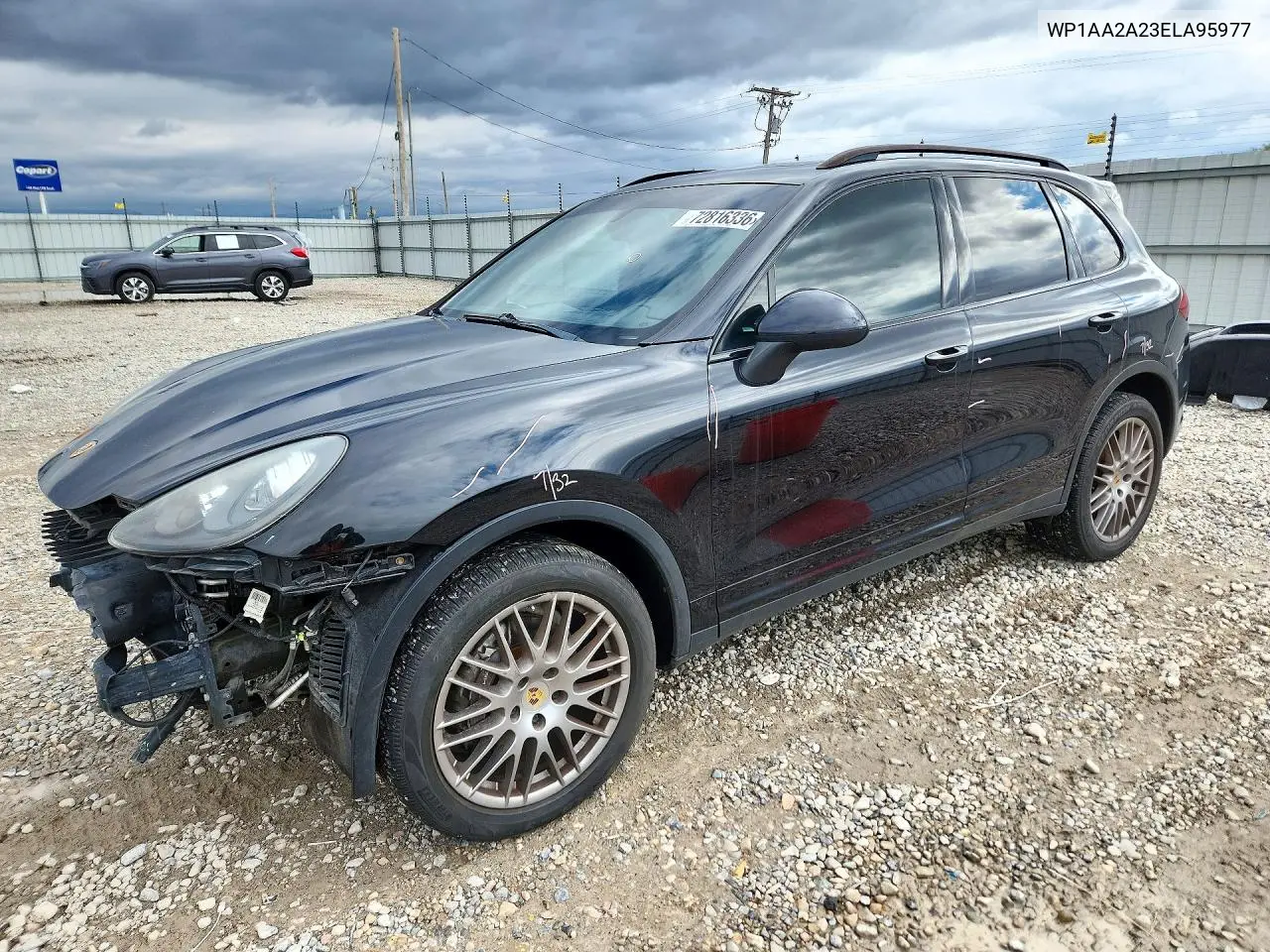 PORSCHE CAYENNE 2014, VIN WP1AA2A23ELA95977
