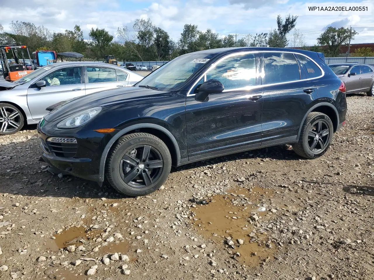 PORSCHE CAYENNE 2014, VIN WP1AA2A20ELA00551