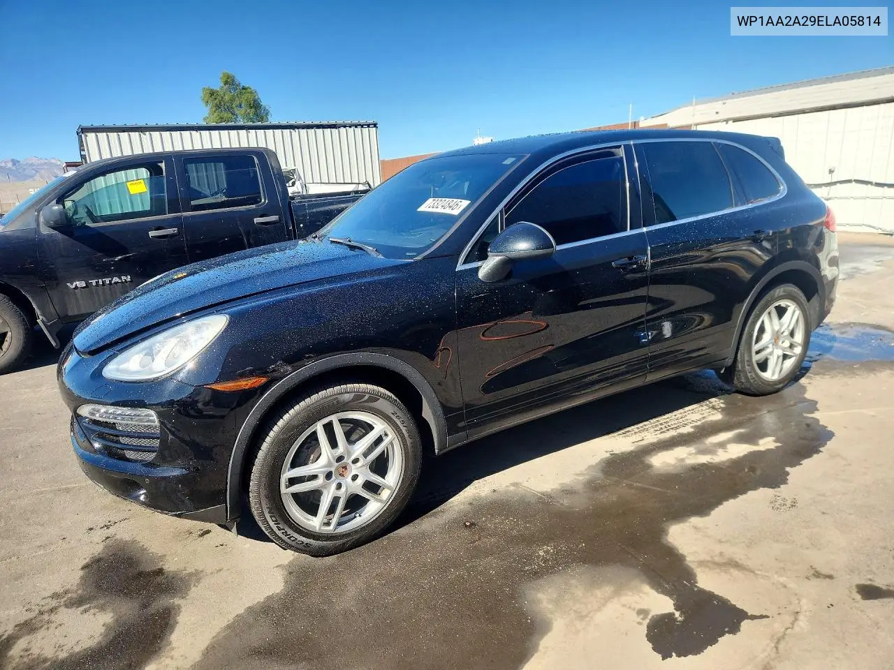 PORSCHE CAYENNE 2014, VIN WP1AA2A29ELA05814