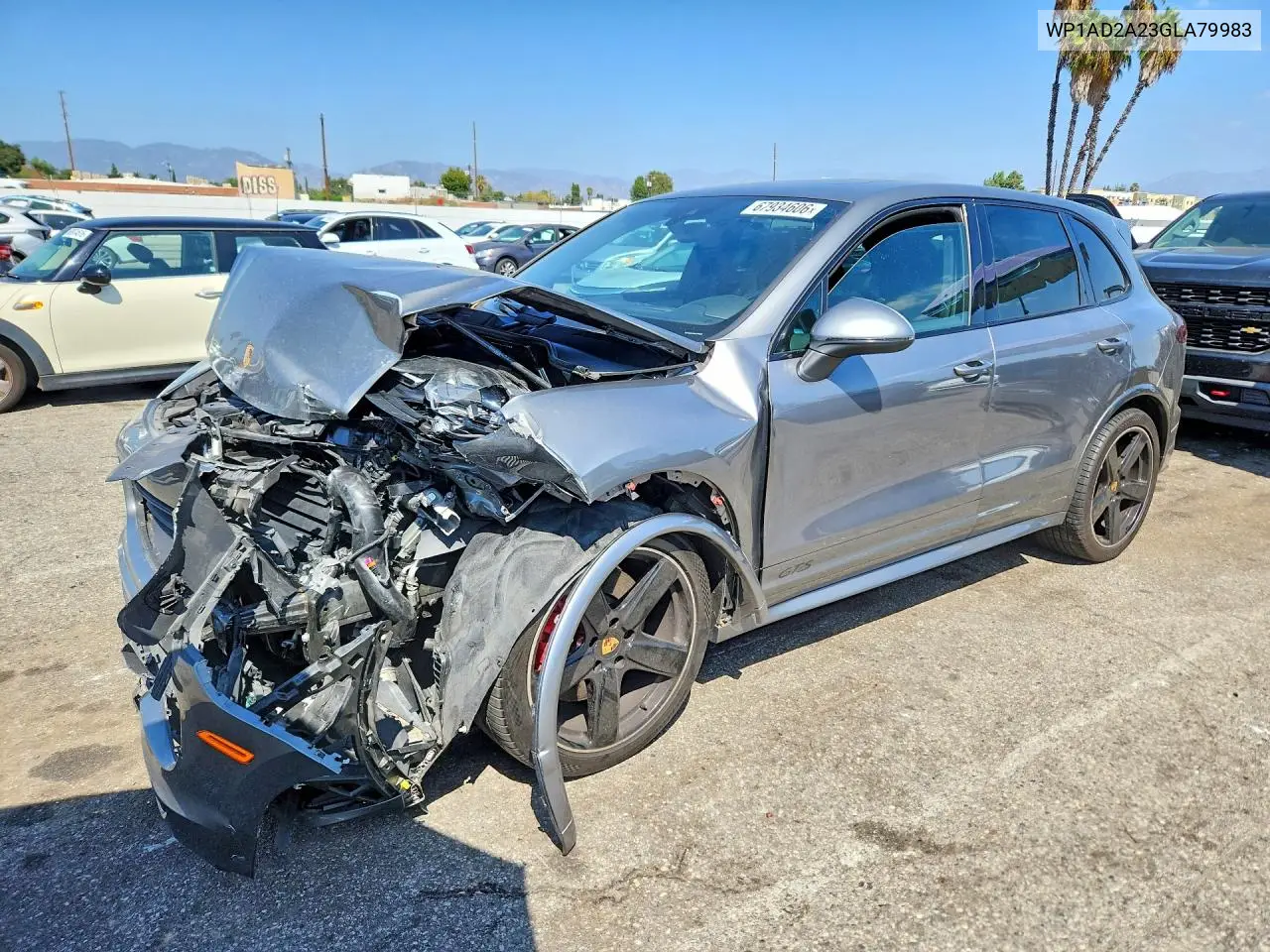 PORSCHE CAYENNE 2016, VIN WP1AD2A23GLA79983