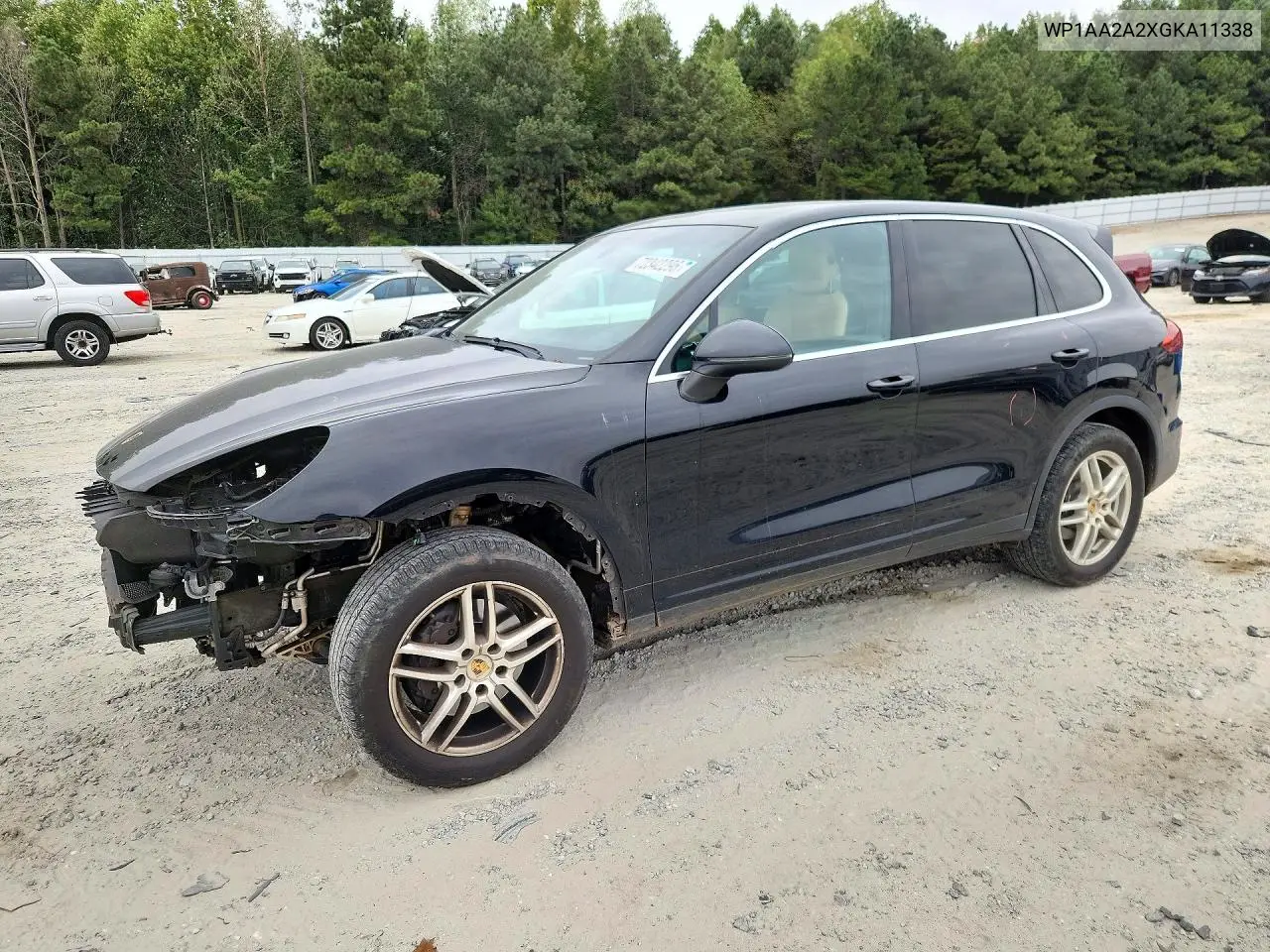 PORSCHE CAYENNE 2016, VIN WP1AA2A2XGKA11338