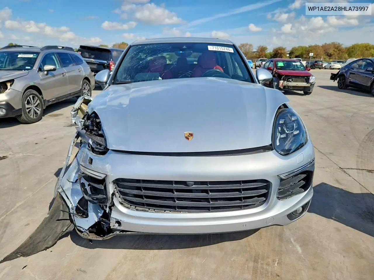 2017 PORSCHE CAYENNE VIN WP1AE2A28HLA73997 — фото 5