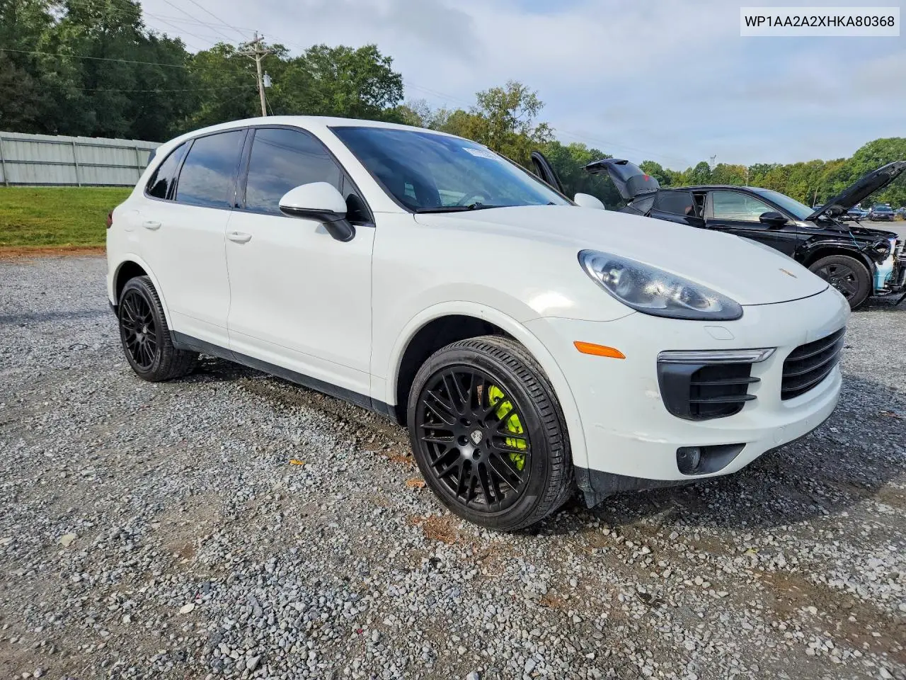2017 PORSCHE CAYENNE VIN WP1AA2A2XHKA80368 — фото 4
