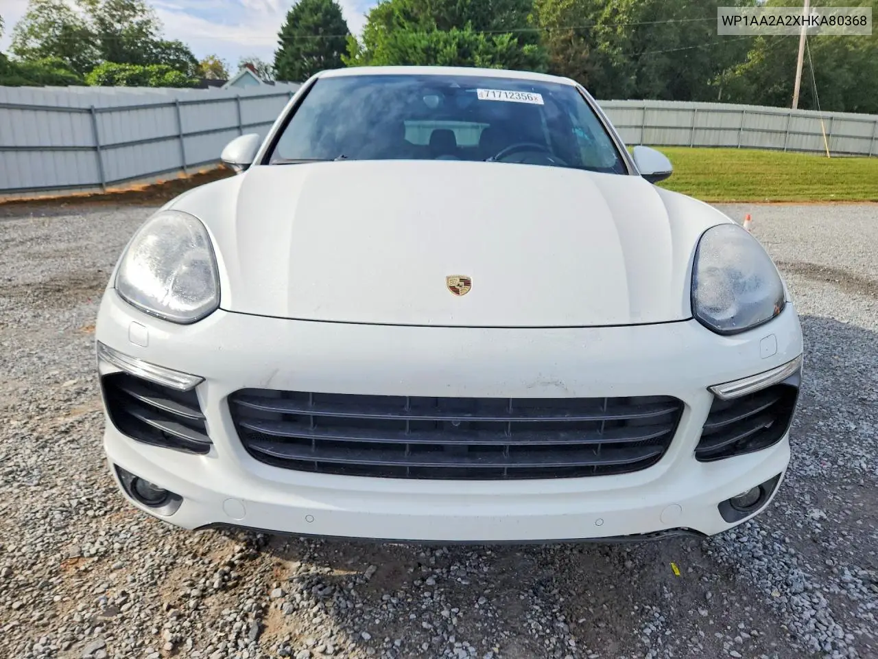 2017 PORSCHE CAYENNE VIN WP1AA2A2XHKA80368 — фото 5