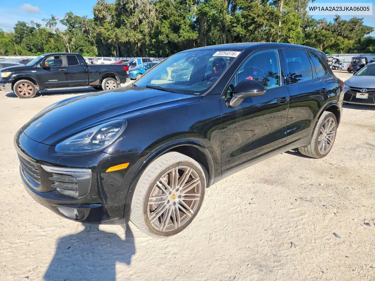 PORSCHE CAYENNE 2018, VIN WP1AA2A23JKA06005
