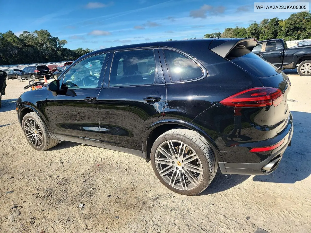 2018 PORSCHE CAYENNE VIN WP1AA2A23JKA06005 — фото 2