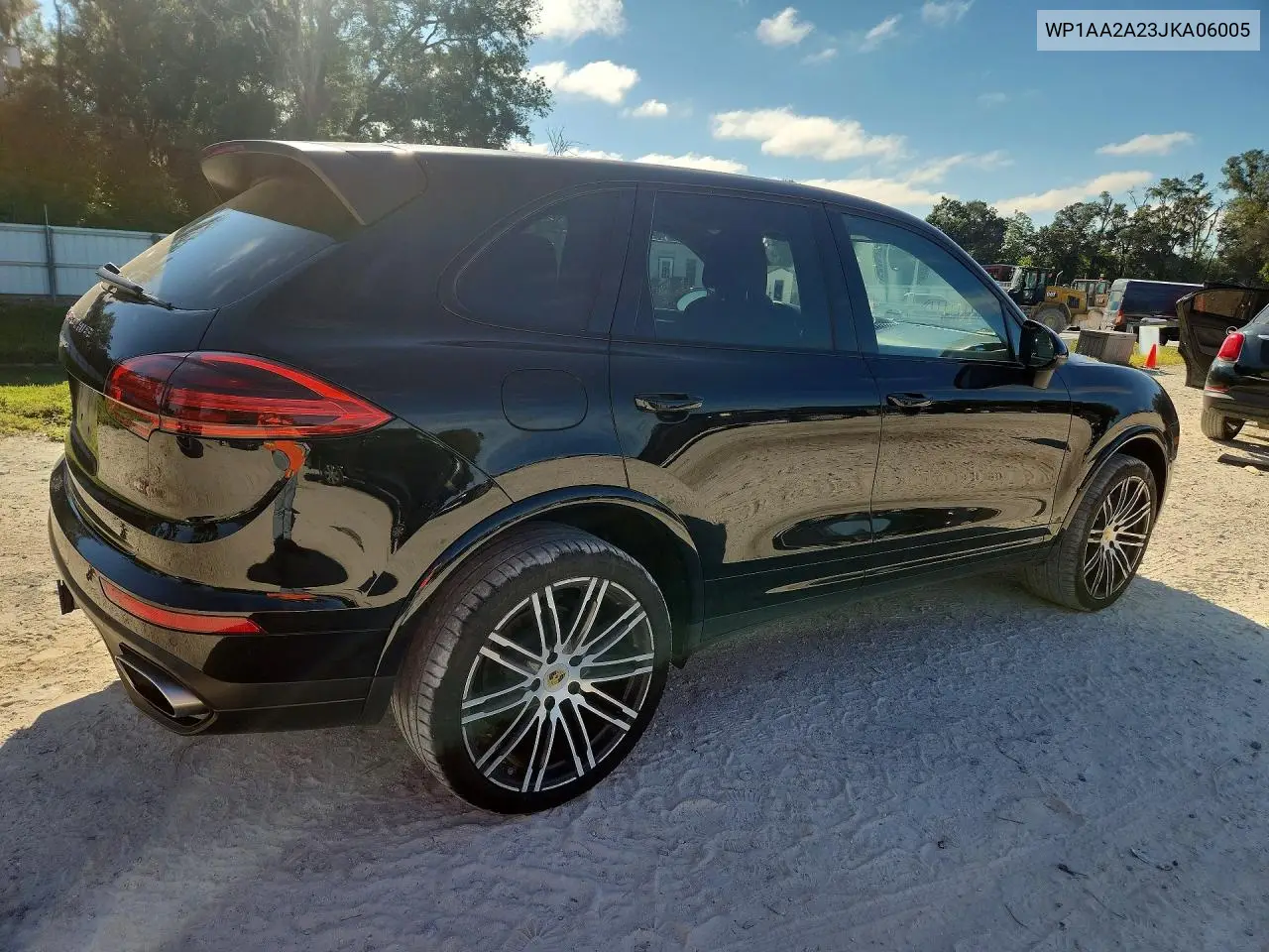 2018 PORSCHE CAYENNE VIN WP1AA2A23JKA06005 — фото 3