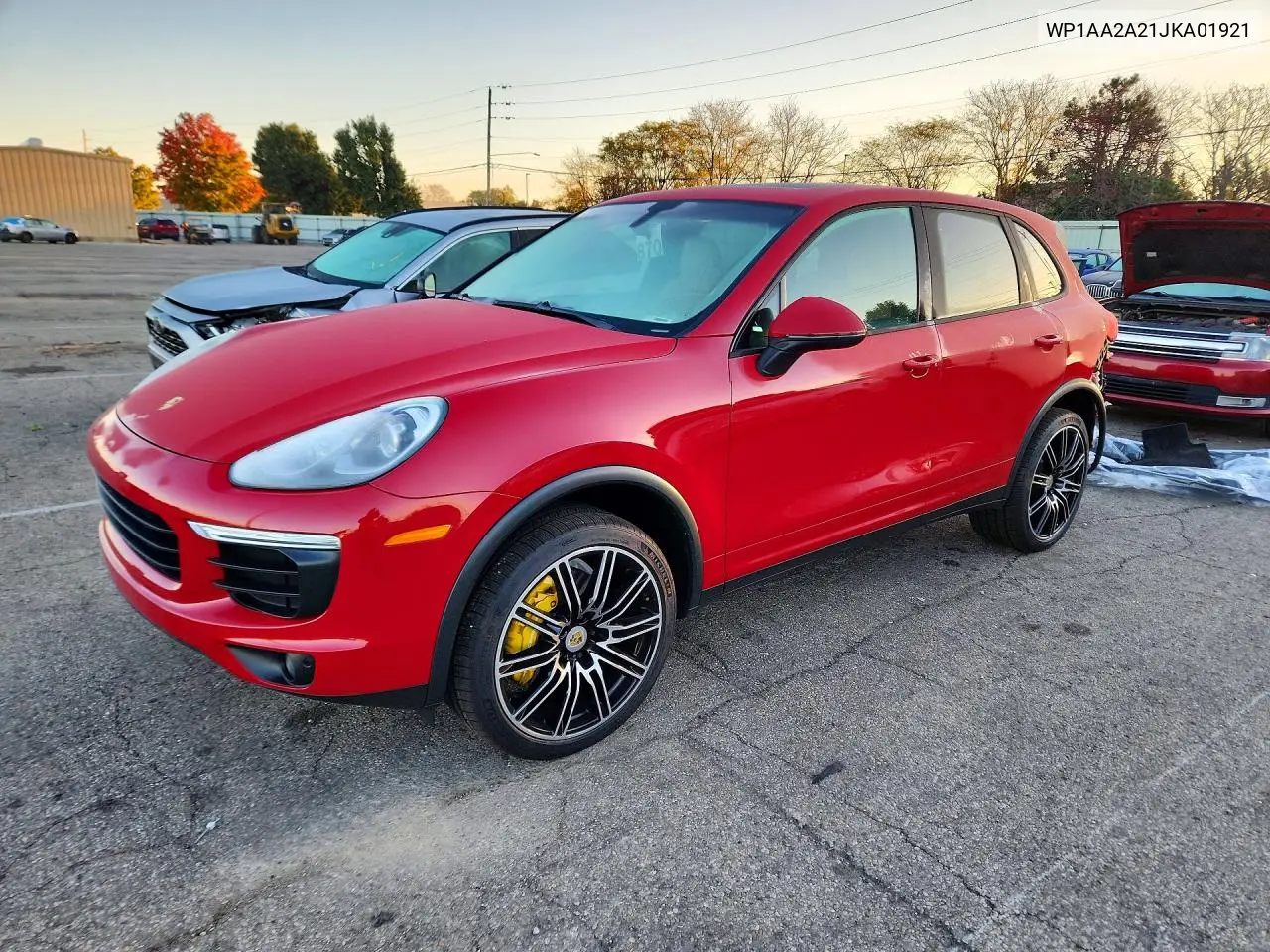 PORSCHE CAYENNE 2018, VIN WP1AA2A21JKA01921