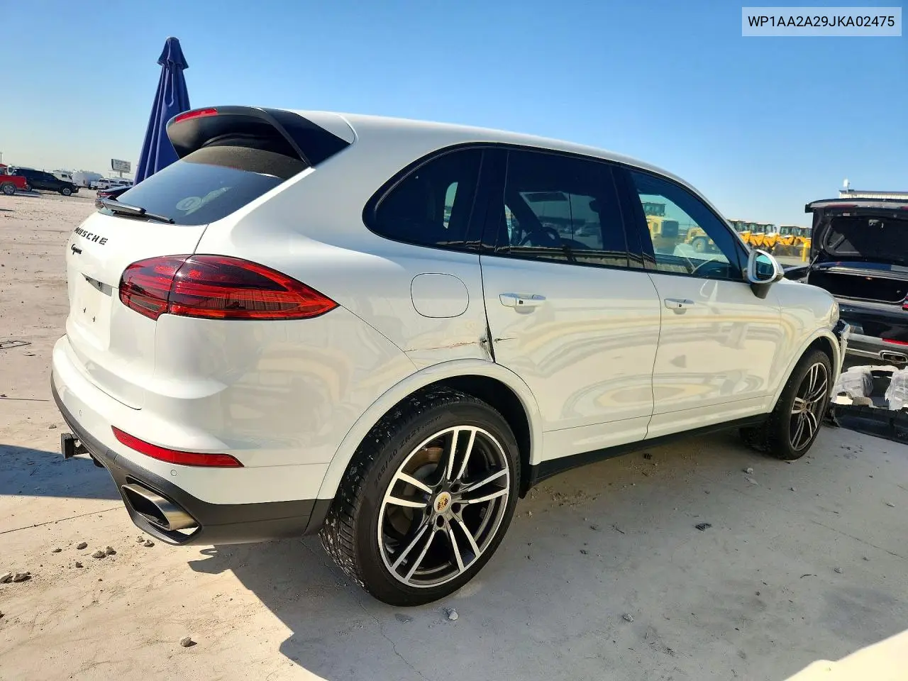 2018 PORSCHE CAYENNE VIN WP1AA2A29JKA02475 — фото 3