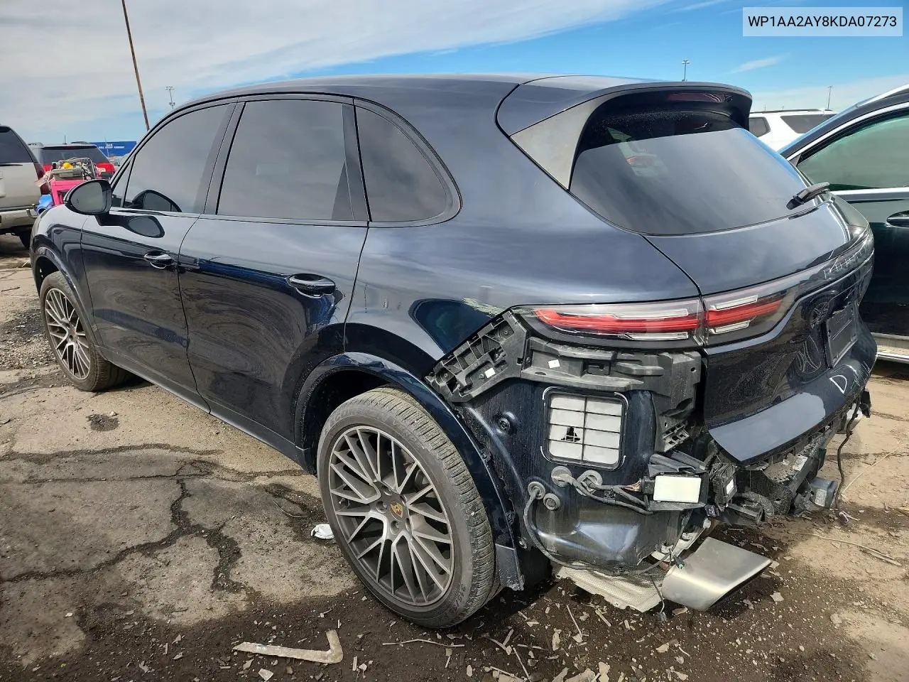 2019 PORSCHE CAYENNE VIN WP1AA2AY8KDA07273 — фото 2