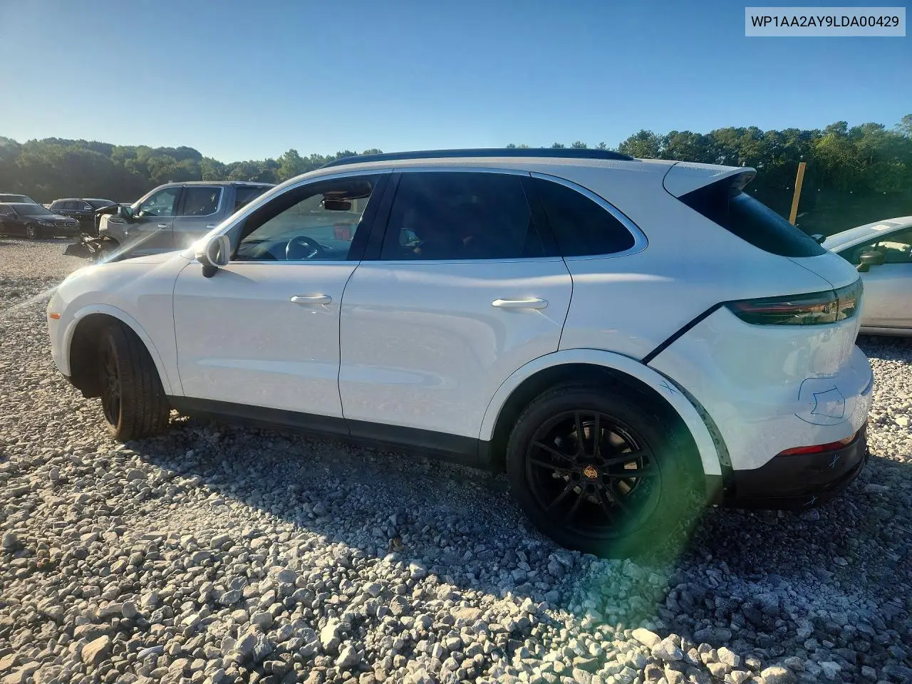2020 PORSCHE CAYENNE VIN WP1AA2AY9LDA00429 — фото 2