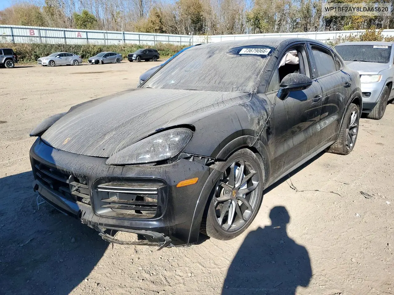 PORSCHE CAYENNE 2020, VIN WP1BF2AY8LDA65620
