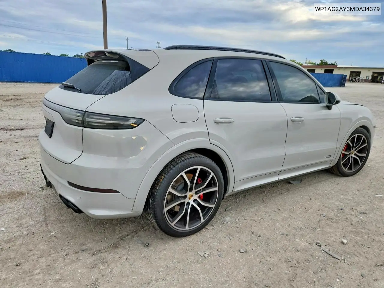 2021 PORSCHE CAYENNE VIN WP1AG2AY3MDA34379 — фото 3