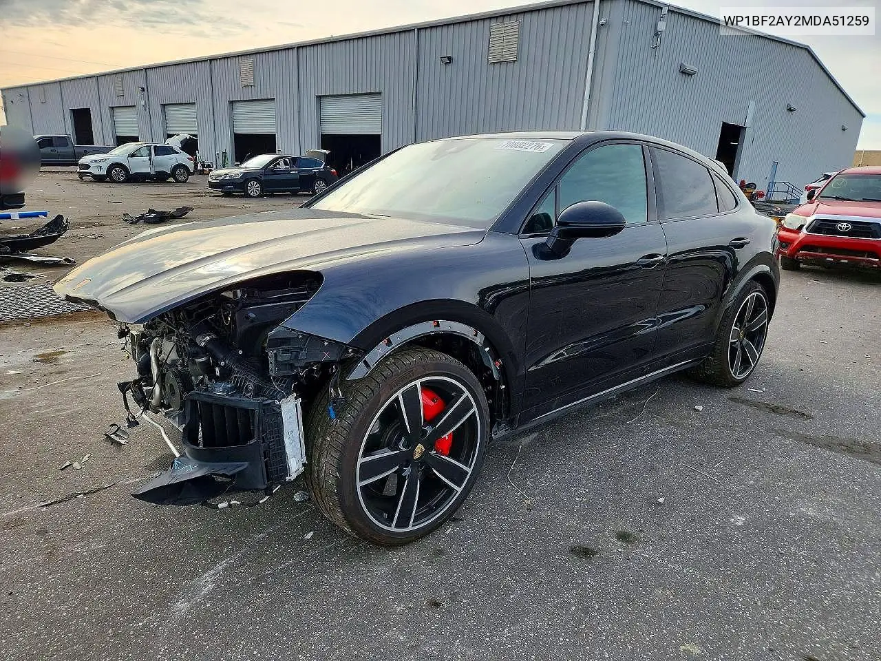 PORSCHE CAYENNE 2021, VIN WP1BF2AY2MDA51259