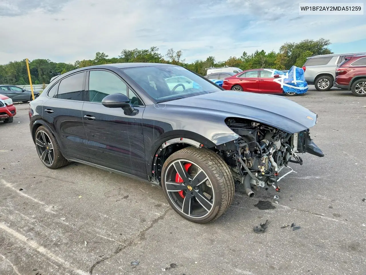 2021 PORSCHE CAYENNE VIN WP1BF2AY2MDA51259 — фото 4