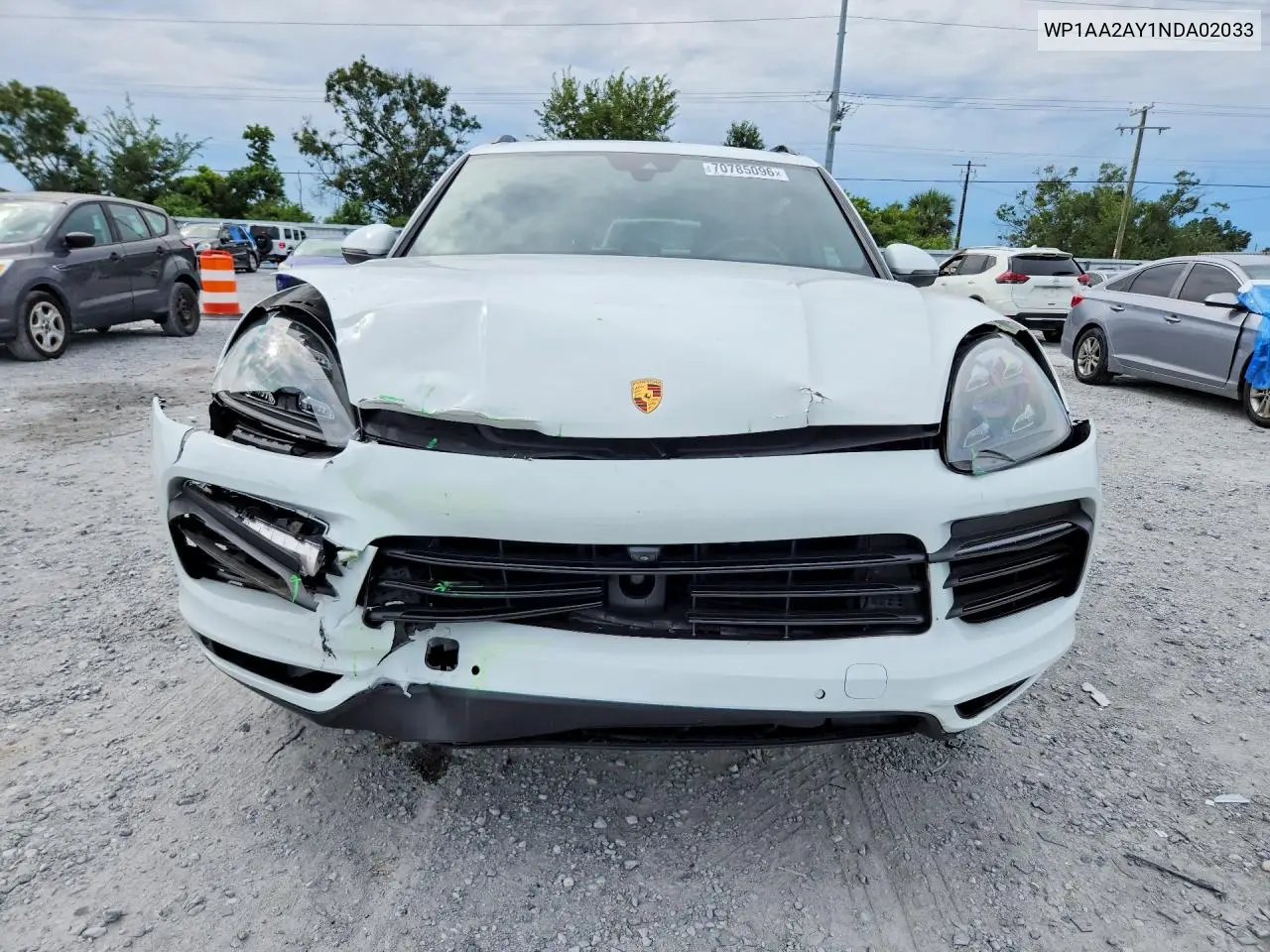 2022 PORSCHE CAYENNE VIN WP1AA2AY1NDA02033 — фото 5
