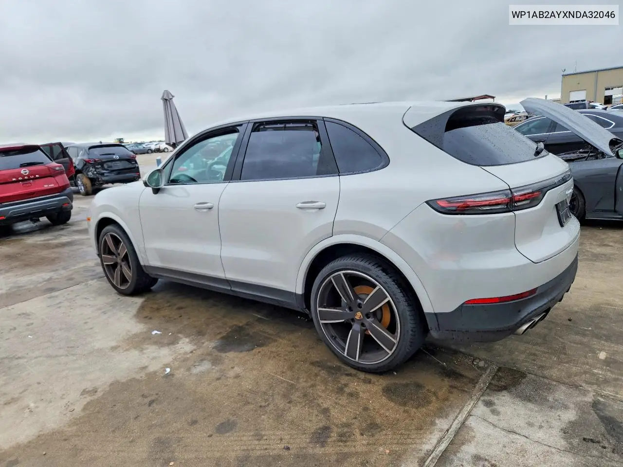 2022 PORSCHE CAYENNE VIN WP1AB2AYXNDA32046 — фото 2