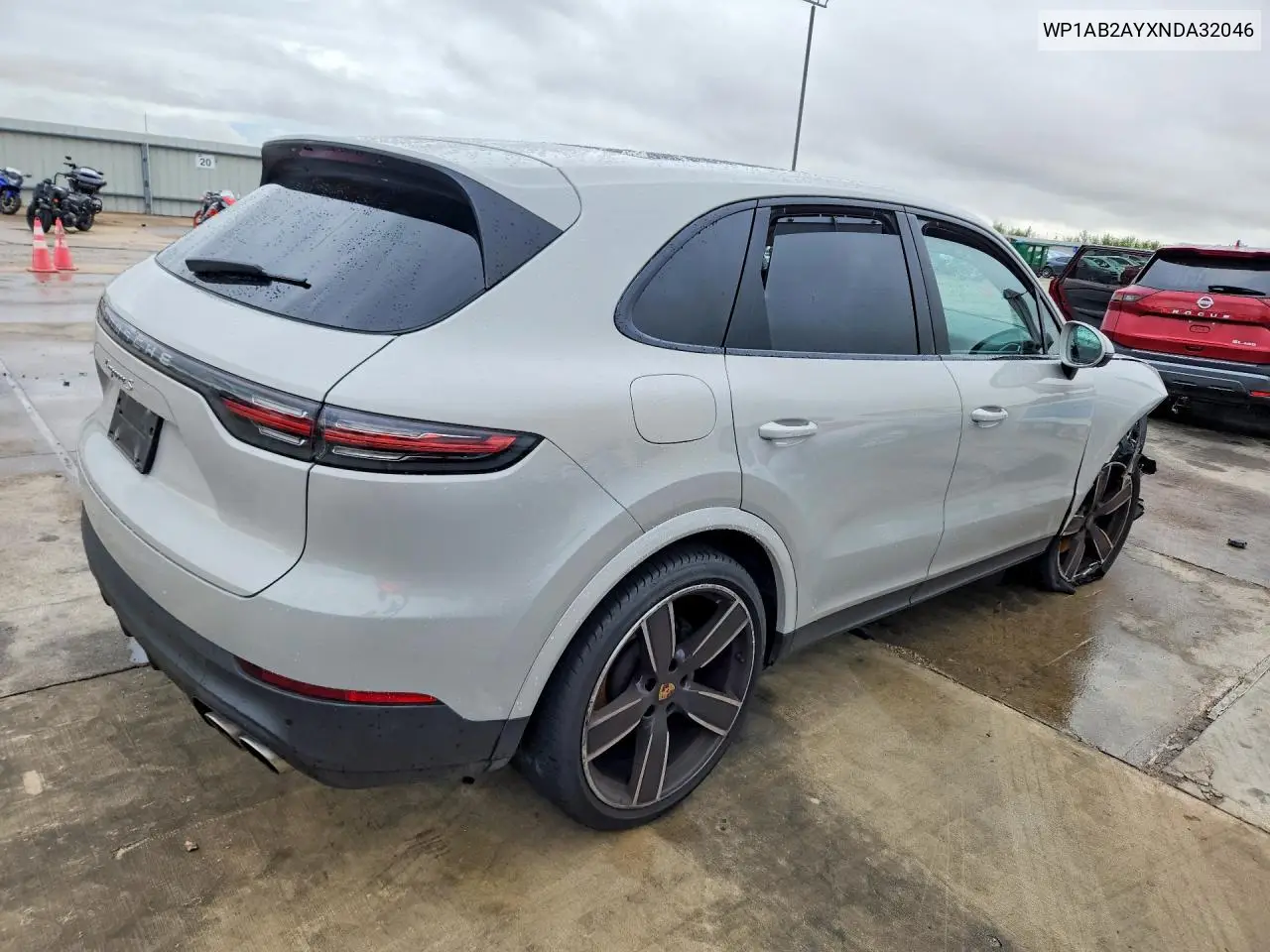 2022 PORSCHE CAYENNE VIN WP1AB2AYXNDA32046 — фото 3