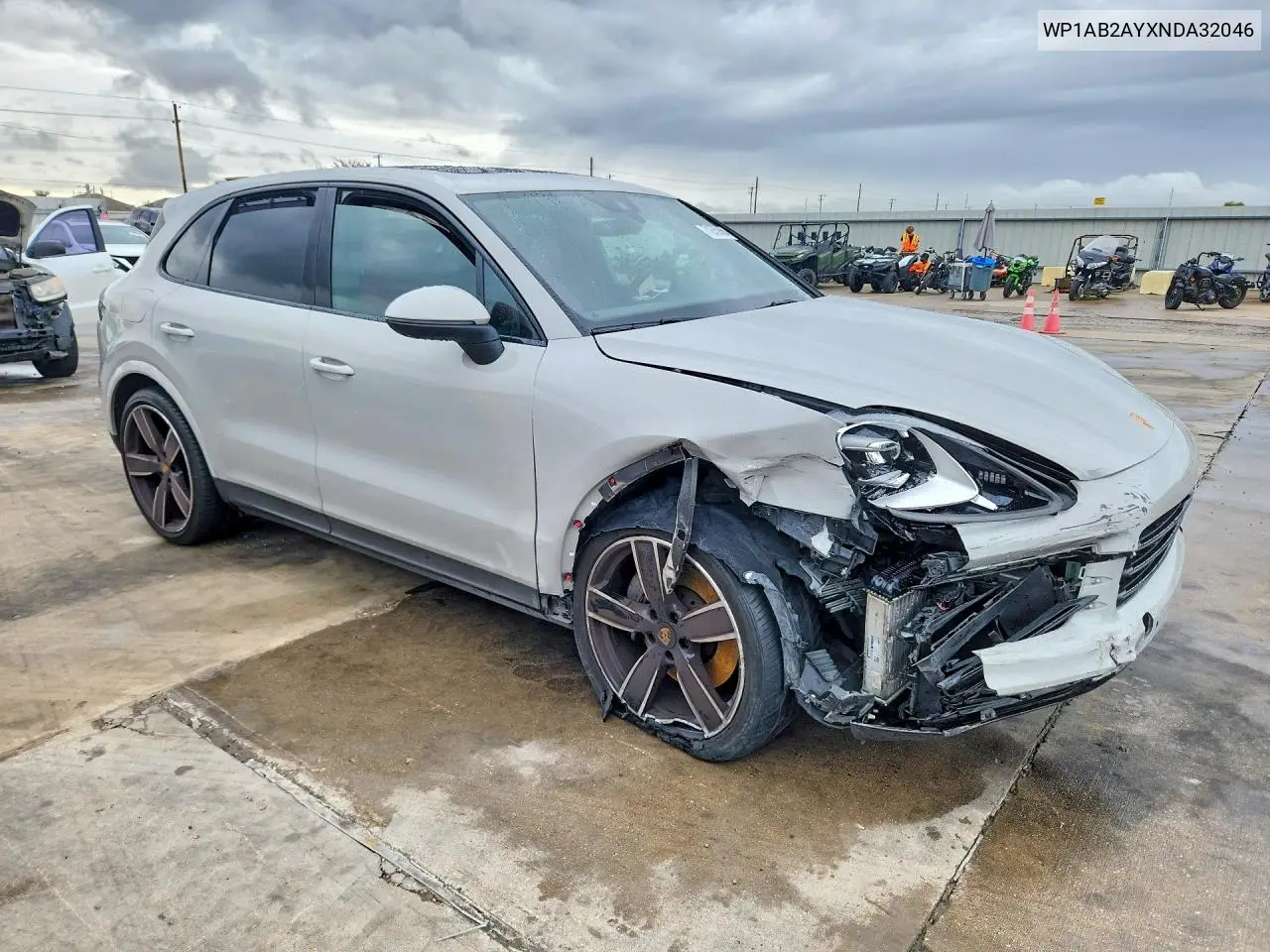 2022 PORSCHE CAYENNE VIN WP1AB2AYXNDA32046 — фото 4