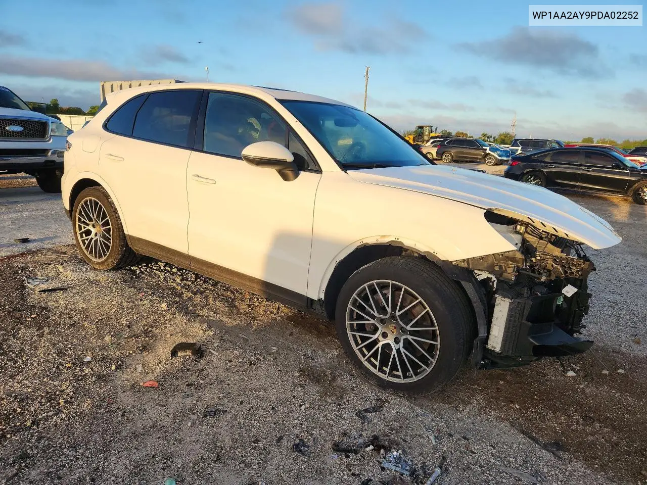 2023 PORSCHE CAYENNE VIN WP1AA2AY9PDA02252 — фото 4