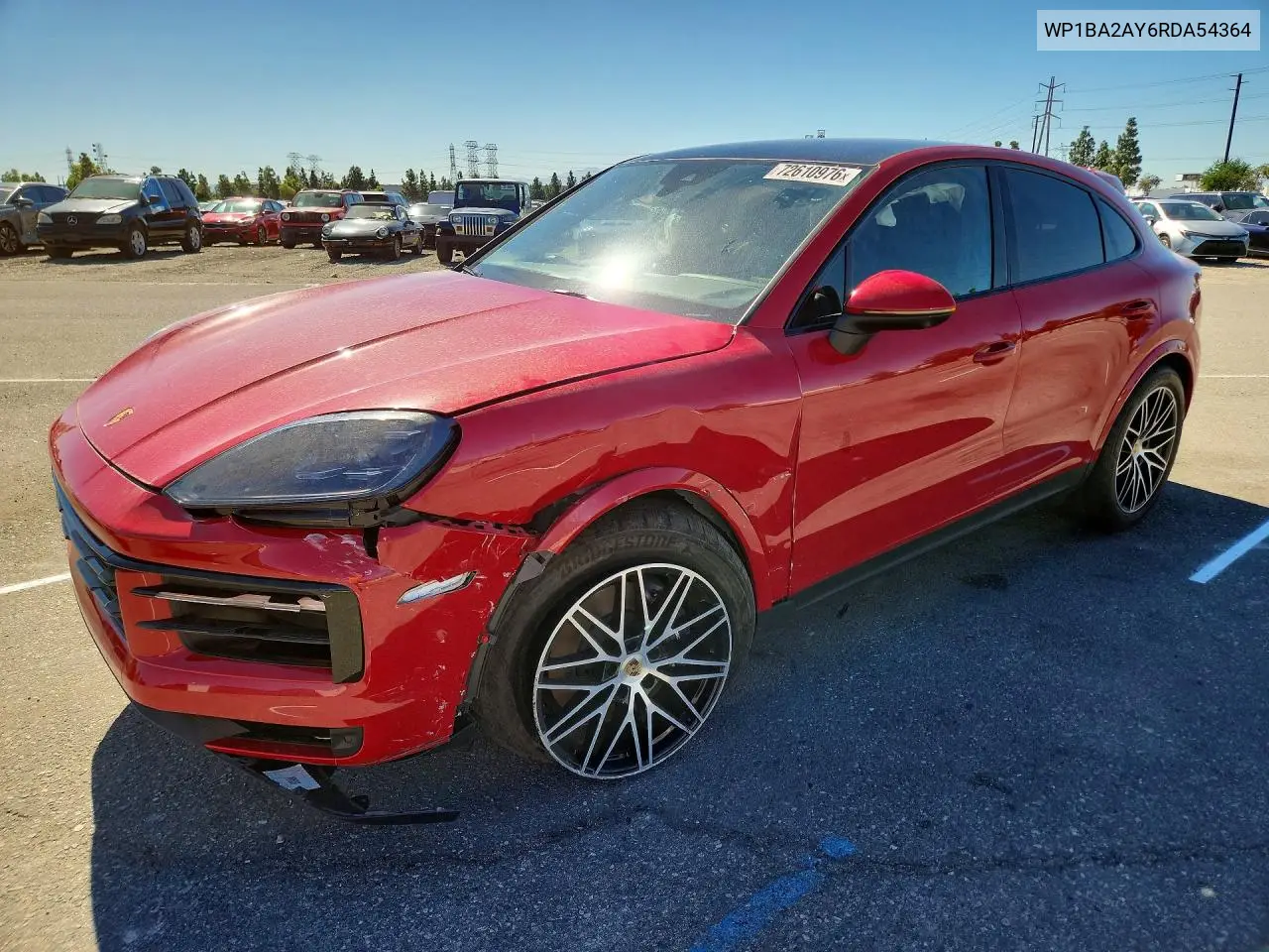 PORSCHE CAYENNE 2024, VIN WP1BA2AY6RDA54364