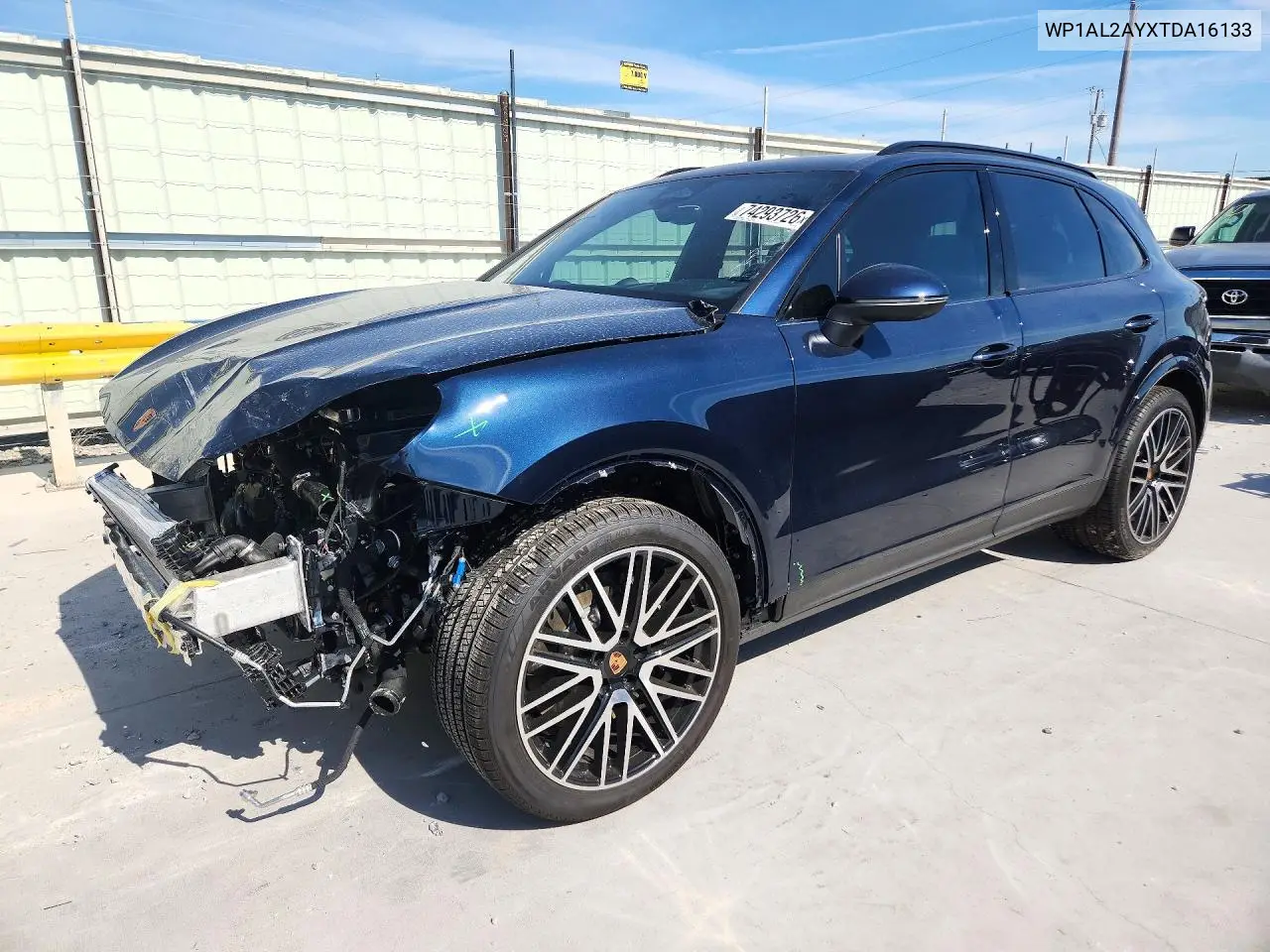 PORSCHE CAYENNE 2026, VIN WP1AL2AYXTDA16133