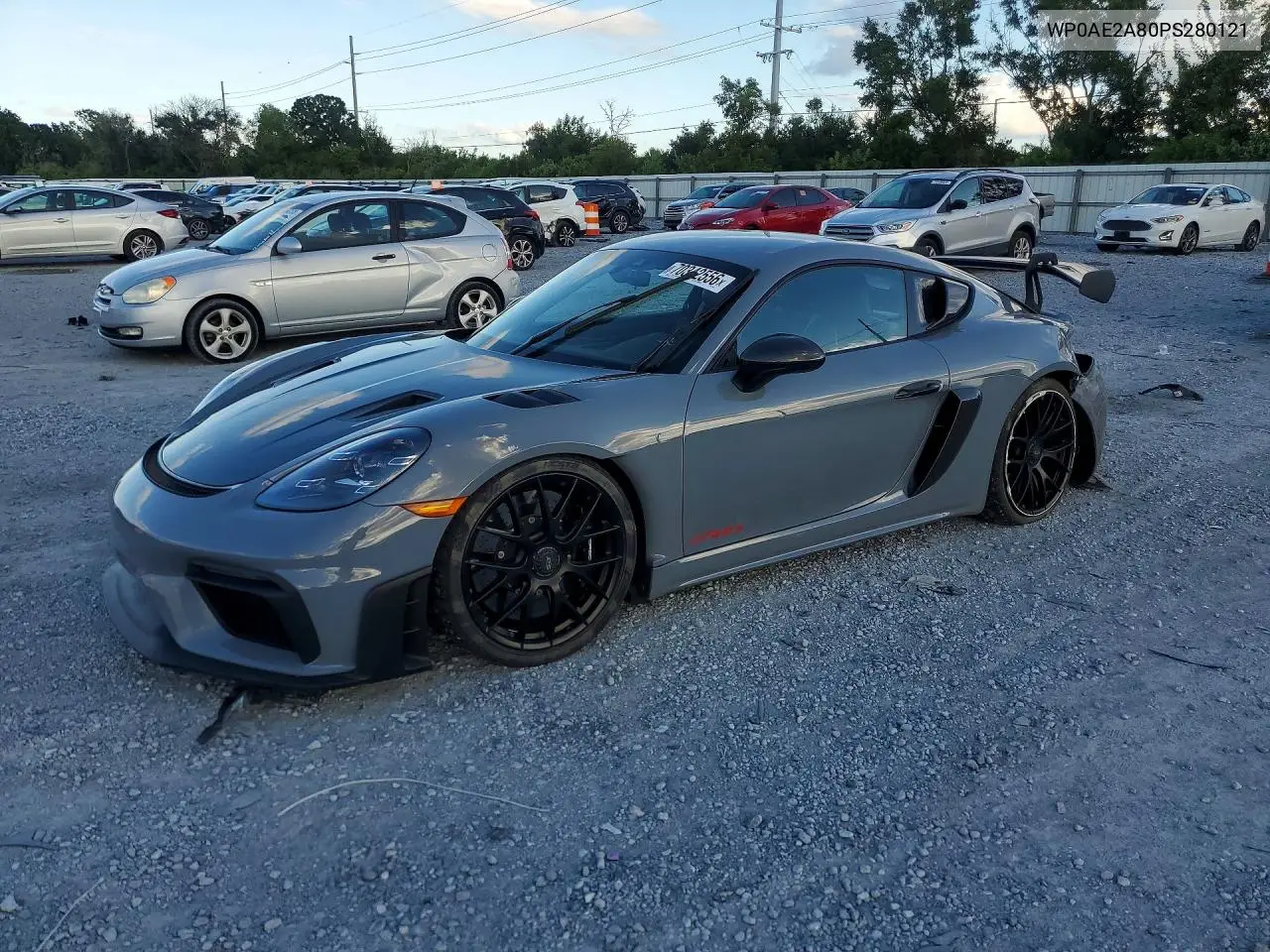 PORSCHE CAYMAN 2023, VIN WP0AE2A80PS280121