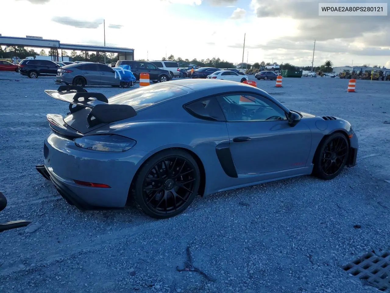 2023 PORSCHE CAYMAN VIN WP0AE2A80PS280121 — фото 3