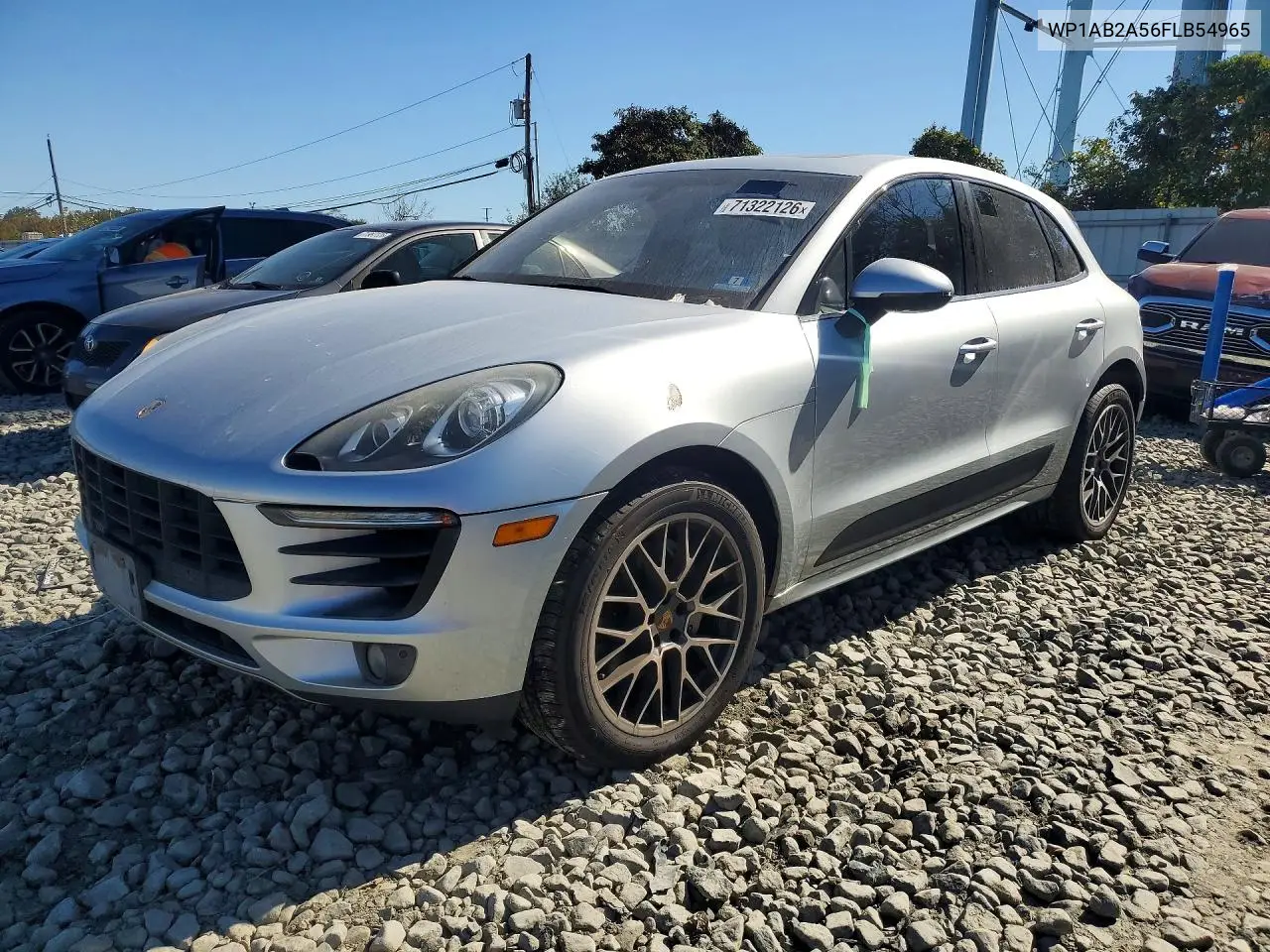 PORSCHE MACAN 2015, VIN WP1AB2A56FLB54965