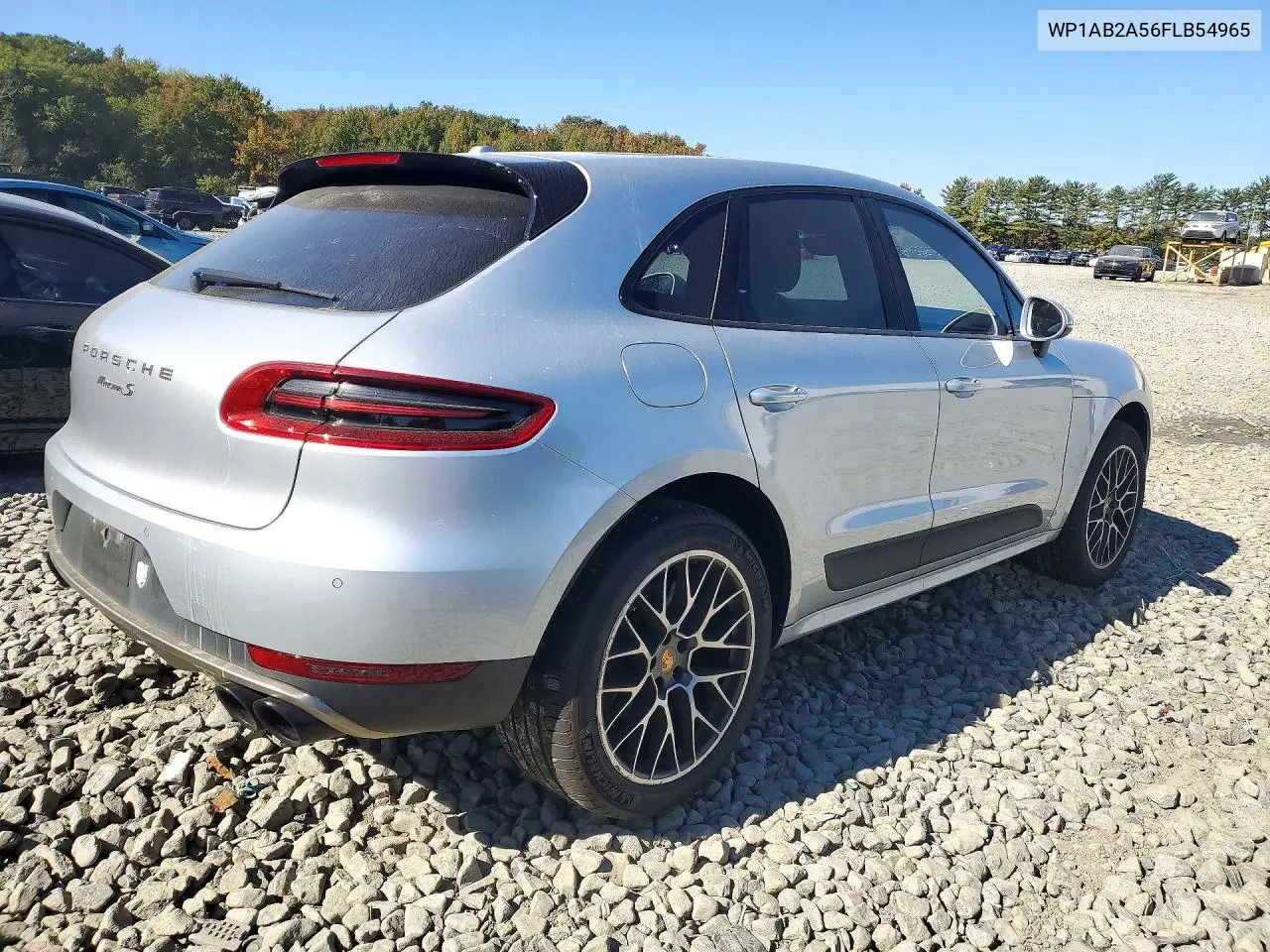 2015 PORSCHE MACAN VIN WP1AB2A56FLB54965 — фото 3