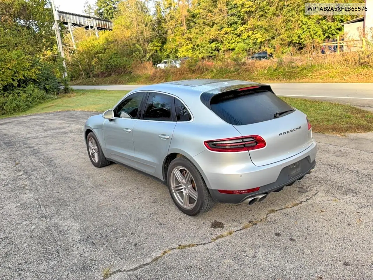 2015 PORSCHE MACAN VIN WP1AB2A5XFLB68576 — фото 3