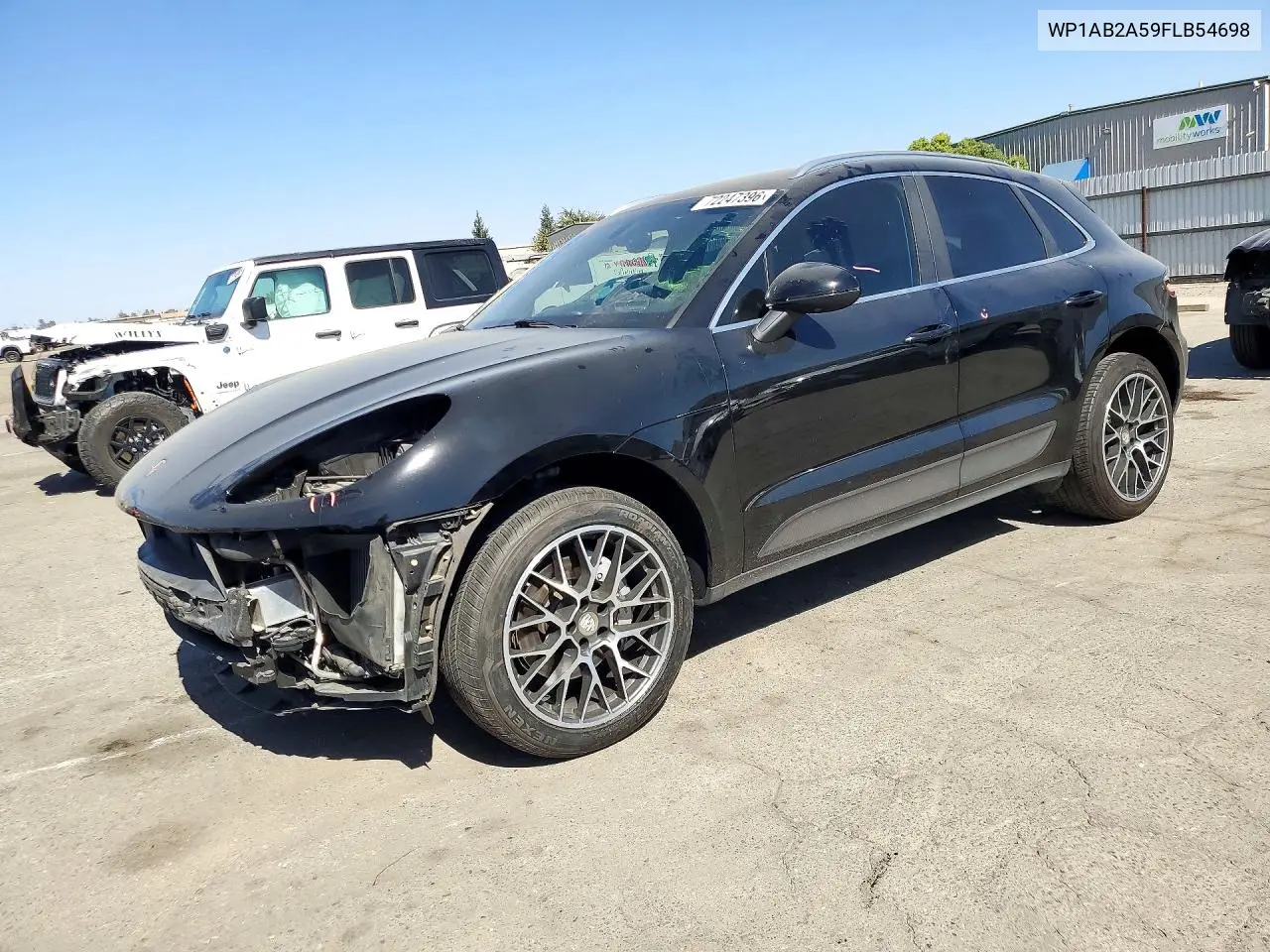 PORSCHE MACAN 2015, VIN WP1AB2A59FLB54698