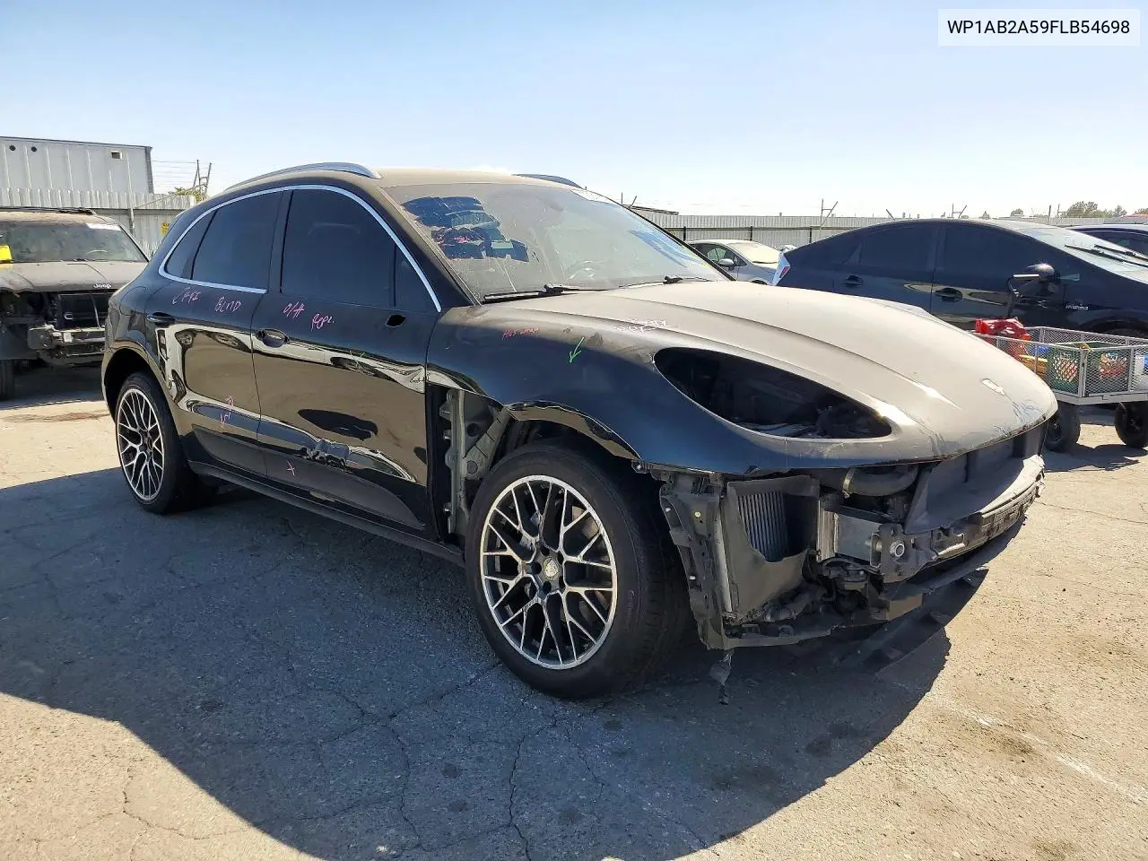 2015 PORSCHE MACAN VIN WP1AB2A59FLB54698 — фото 4
