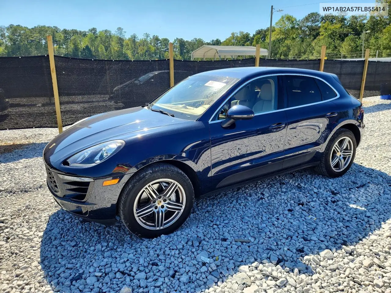 PORSCHE MACAN 2015, VIN WP1AB2A57FLB55414