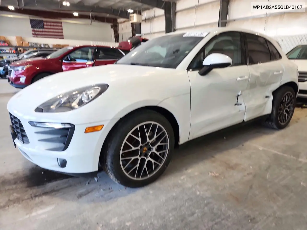 PORSCHE MACAN 2016, VIN WP1AB2A55GLB40167