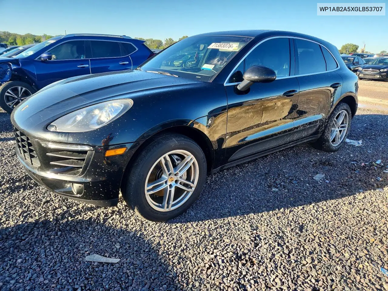PORSCHE MACAN 2016, VIN WP1AB2A5XGLB53707