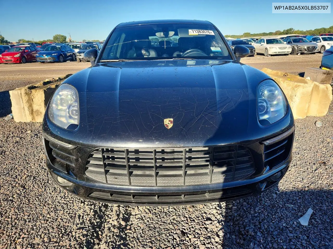 2016 PORSCHE MACAN VIN WP1AB2A5XGLB53707 — фото 5