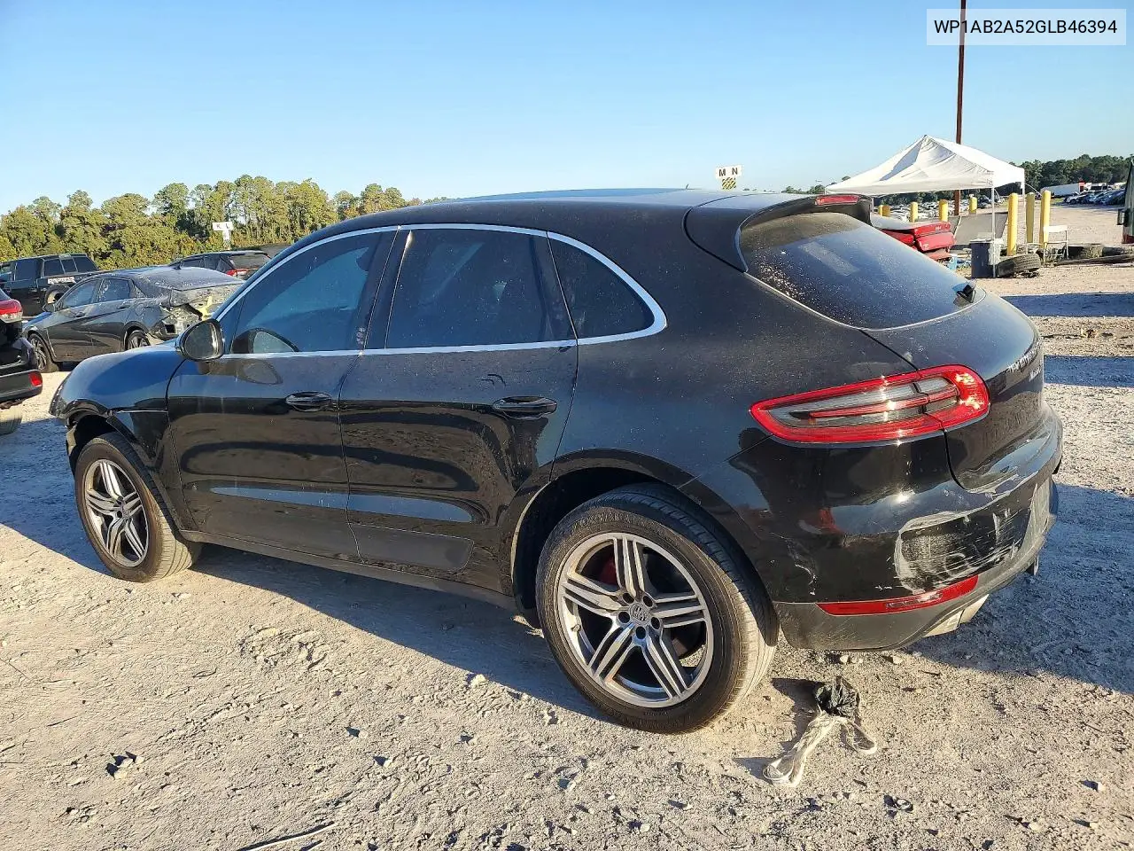 2016 PORSCHE MACAN VIN WP1AB2A52GLB46394 — фото 2