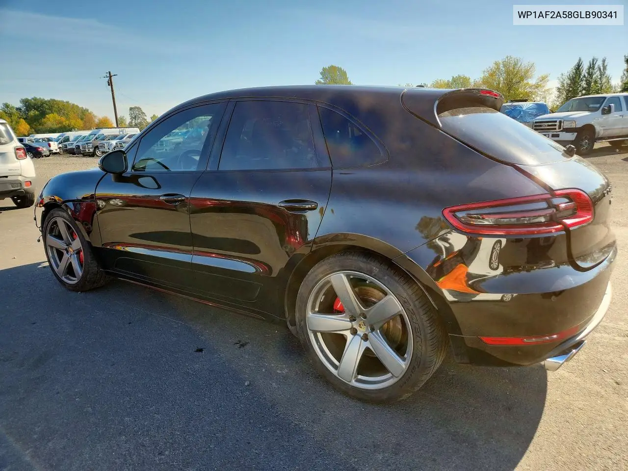 2016 PORSCHE MACAN VIN WP1AF2A58GLB90341 — фото 2