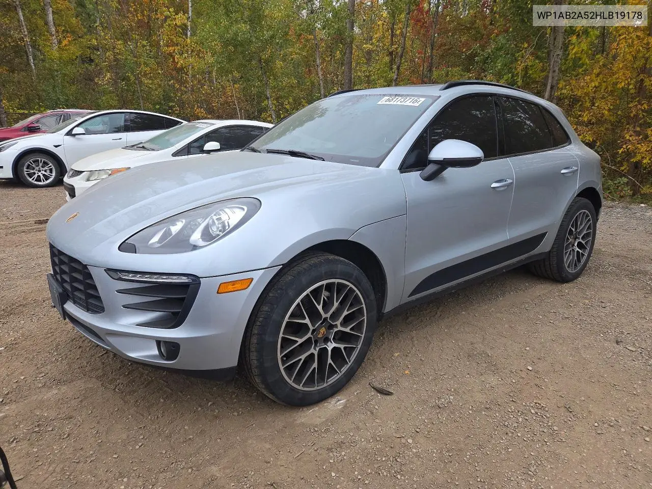 PORSCHE MACAN 2017, VIN WP1AB2A52HLB19178