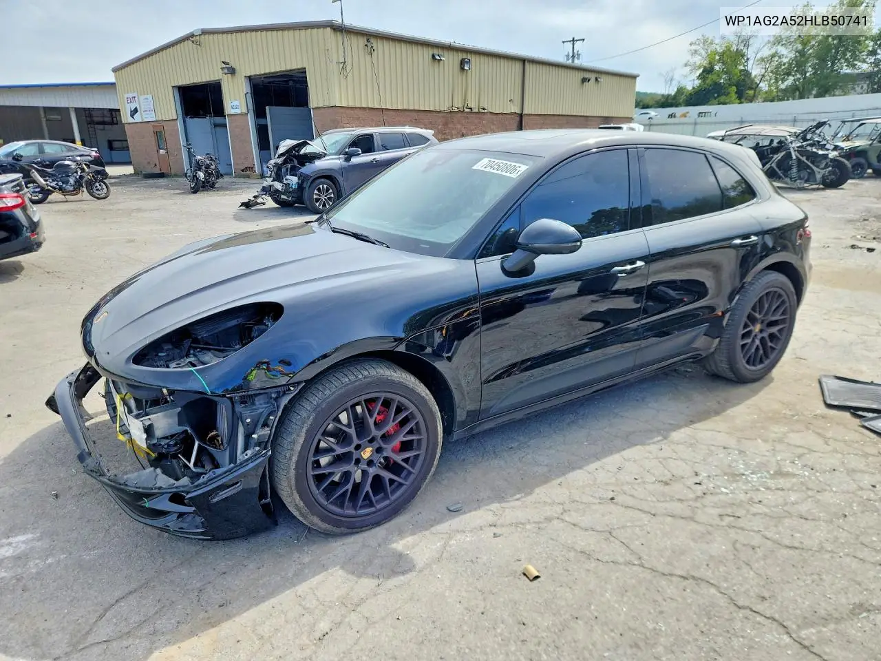 PORSCHE MACAN 2017, VIN WP1AG2A52HLB50741