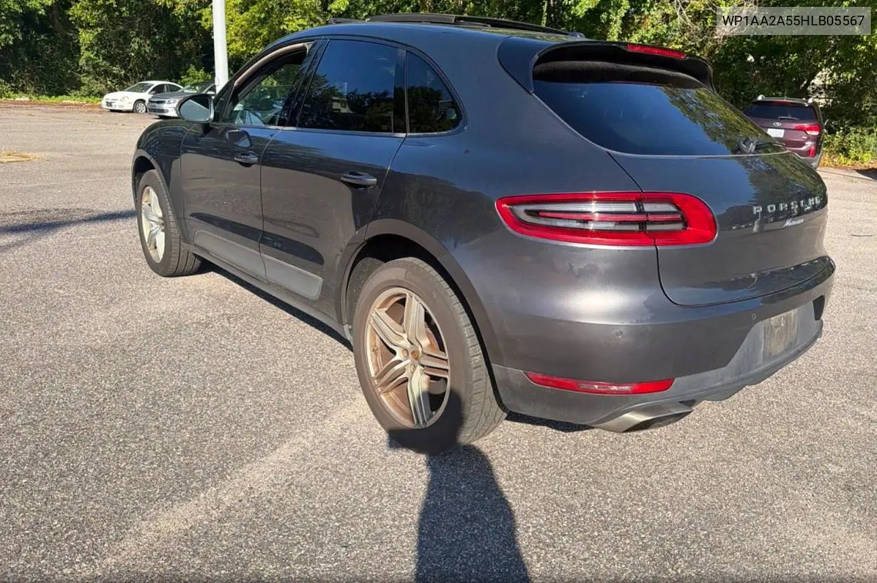 PORSCHE MACAN 2017, VIN WP1AA2A55HLB05567