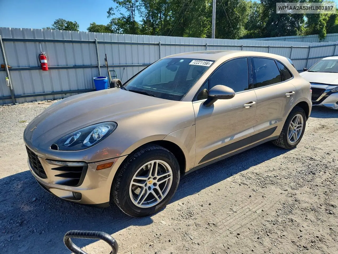 PORSCHE MACAN 2017, VIN WP1AA2A53HLB03817