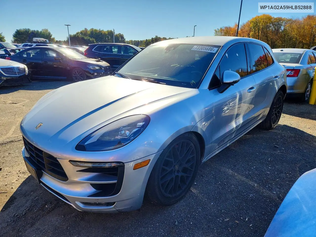 PORSCHE MACAN 2017, VIN WP1AG2A59HLB52888
