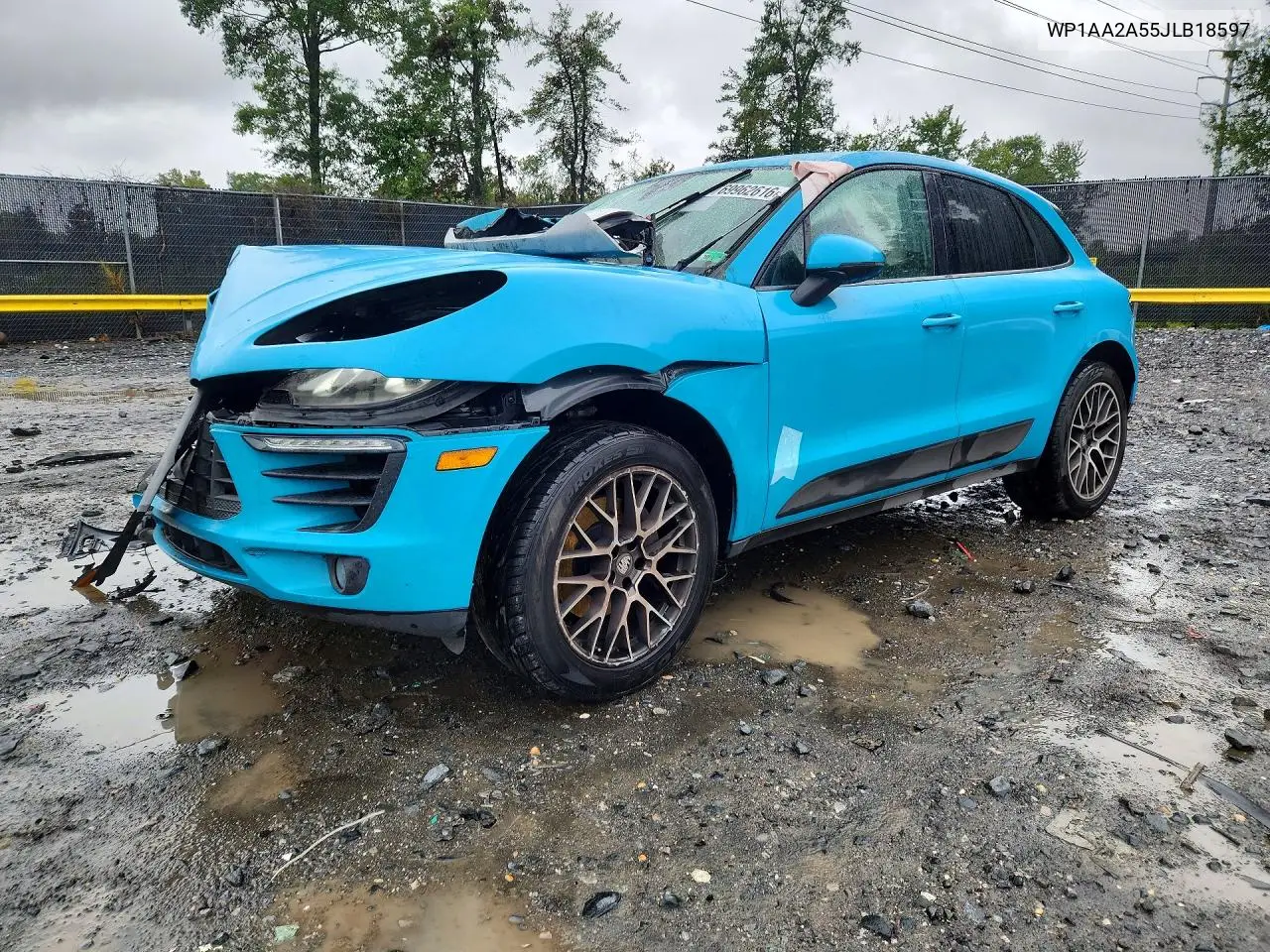 PORSCHE MACAN 2018, VIN WP1AA2A55JLB18597