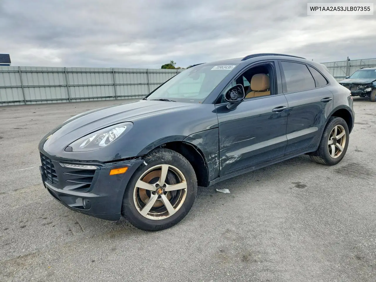 PORSCHE MACAN 2018, VIN WP1AA2A53JLB07355