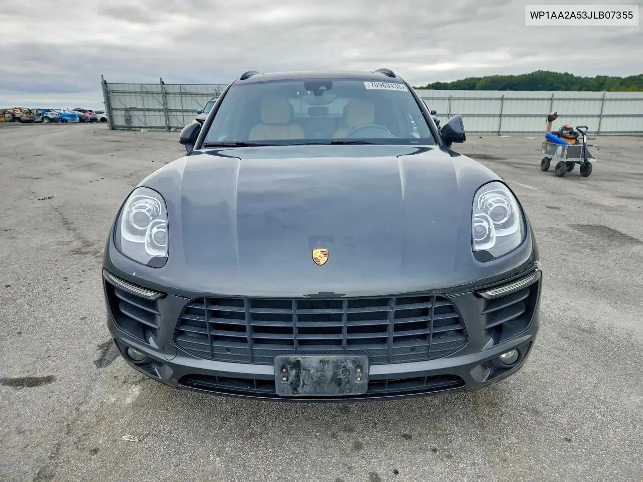 2018 PORSCHE MACAN VIN WP1AA2A53JLB07355 — фото 5