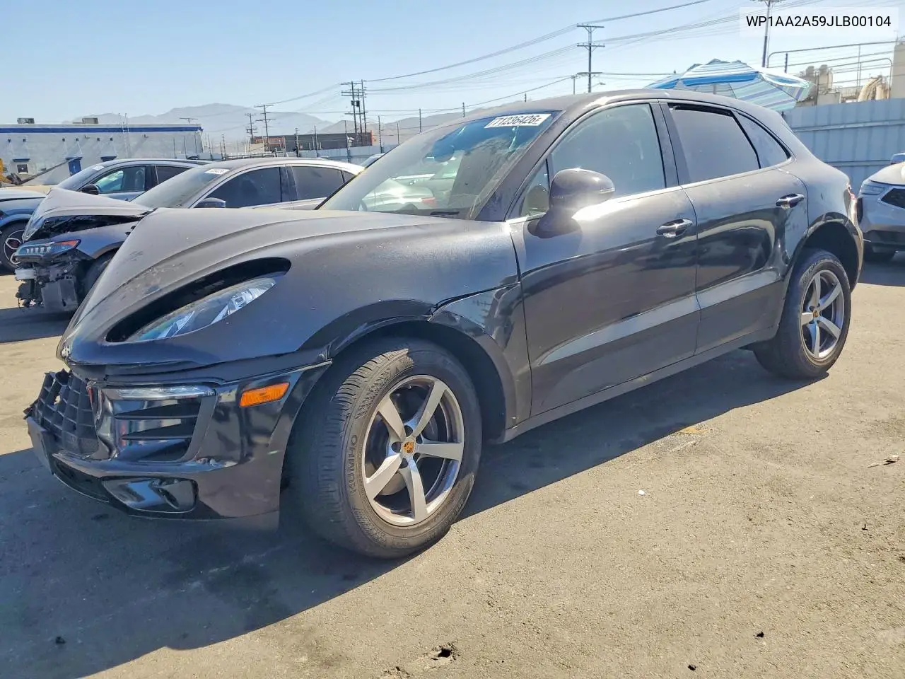 PORSCHE MACAN 2018, VIN WP1AA2A59JLB00104