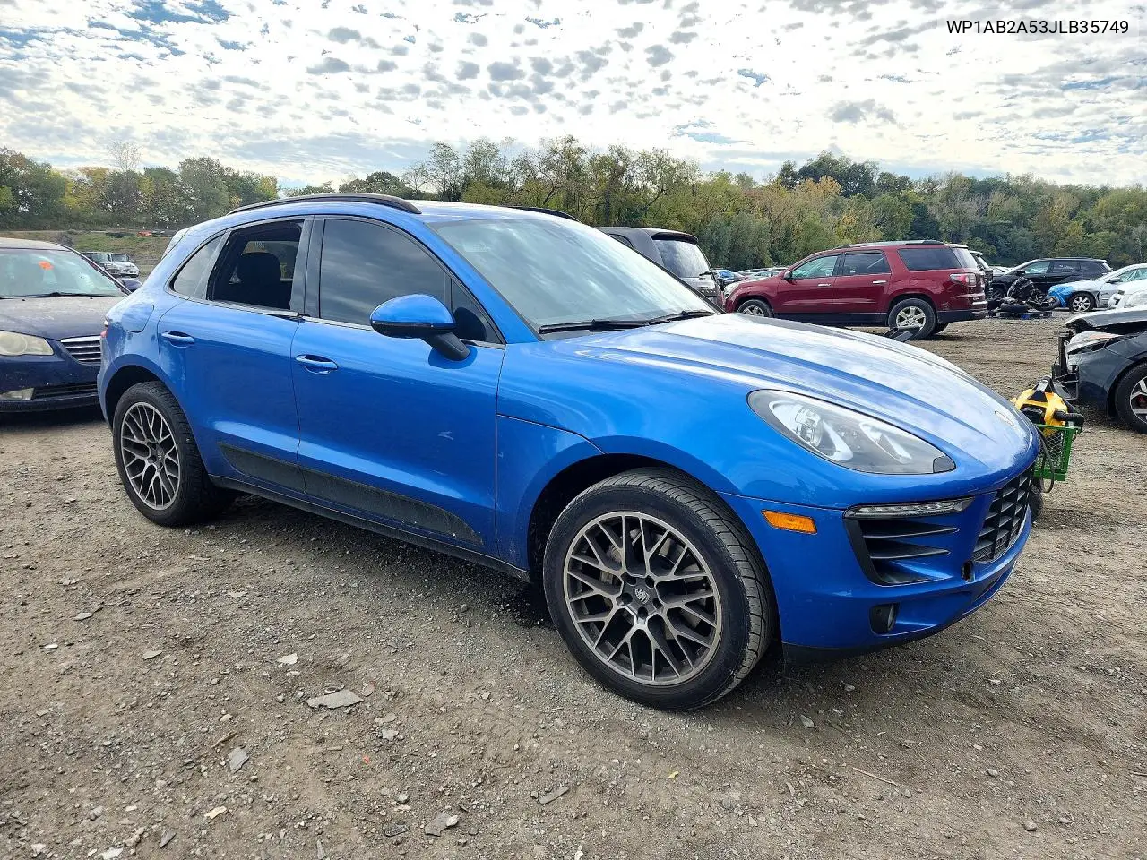 2018 PORSCHE MACAN VIN WP1AB2A53JLB35749 — фото 4