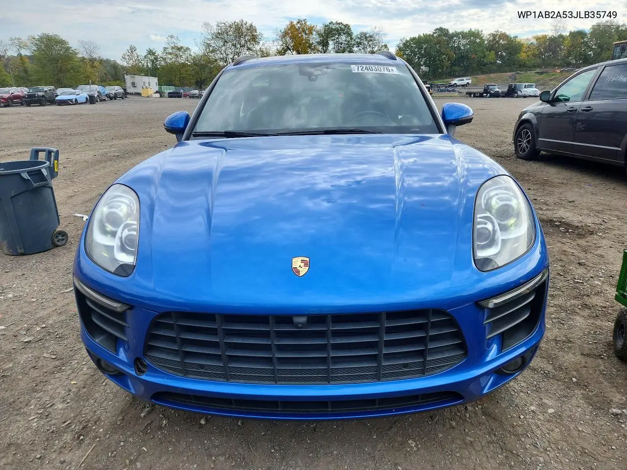 2018 PORSCHE MACAN VIN WP1AB2A53JLB35749 — фото 5
